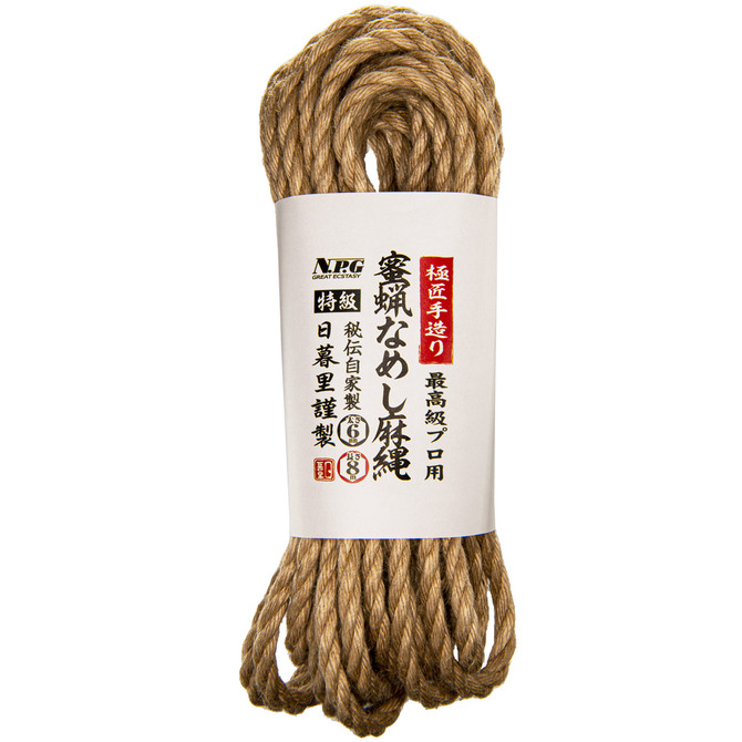 NPG|蜜蠟鞣製麻繩 極匠手工製 粗6公厘 長8公尺