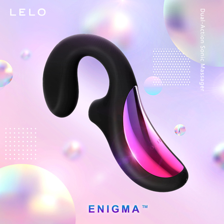 LELO|ENIGMA 聲波吸吮器 G點按摩器 黑色