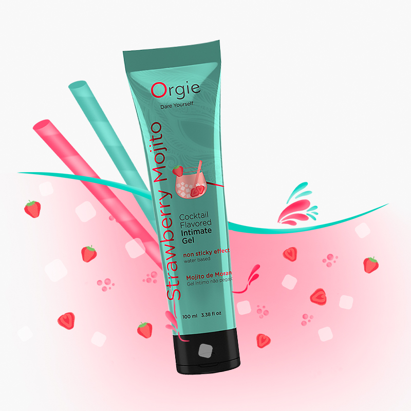 Orgie|葡萄牙 Lube Tube Cocktail Strawberry Mojito 草莓莫吉托味潤滑液 100ml