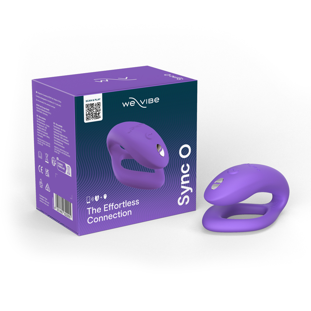 We-Vibe｜加拿大 Sync O APP遠端遙控 藍芽雙人共震器 C型BT 亮紫