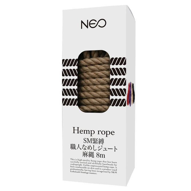 NEO|SM緊縛 繩縛工匠精心製作黃麻繩 自然原色 8公尺