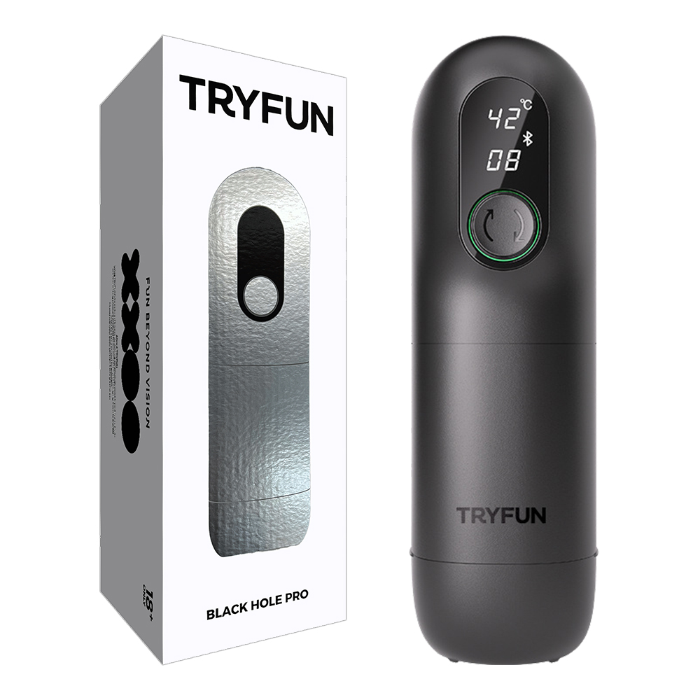 春風TryFun|黑洞Pro 超巨型強力吸引黑洞 多工智能伸縮電動飛機杯 加溫杯 二代質量增強
