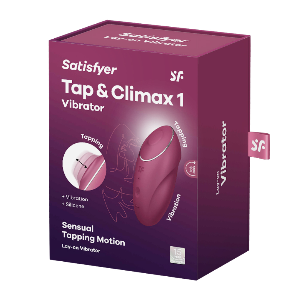 Satisfyer｜德國 Tap & Climax 1 陰蒂拍打震動器(紅)