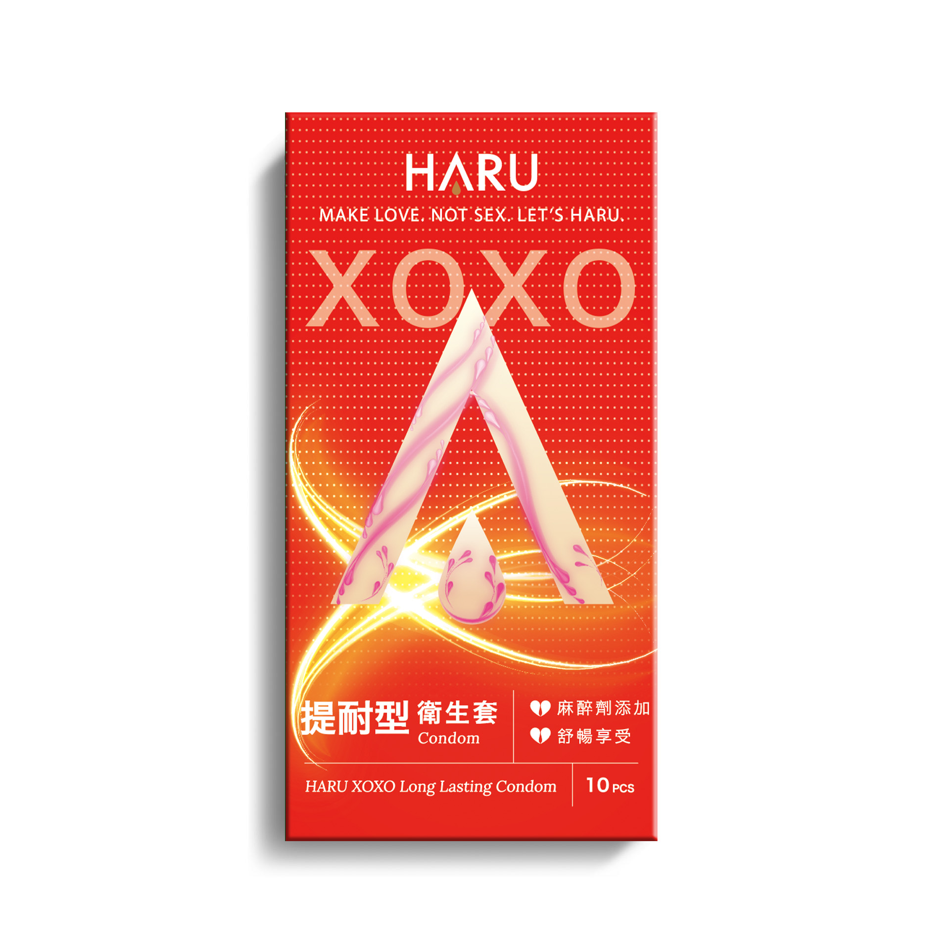 HARU|XOXO Long lasting 持久型保險套 提耐型衛生套 10入組