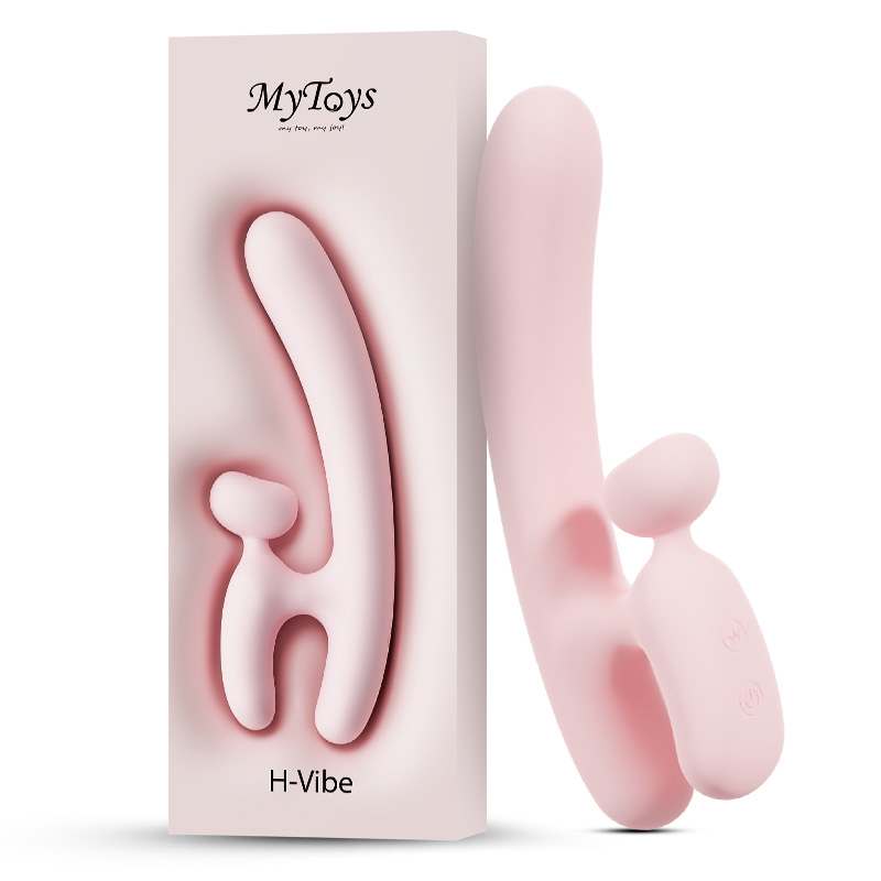 MyToys|德國 H-Vibe 蜜糖雙點震動棒 兔耳按摩棒