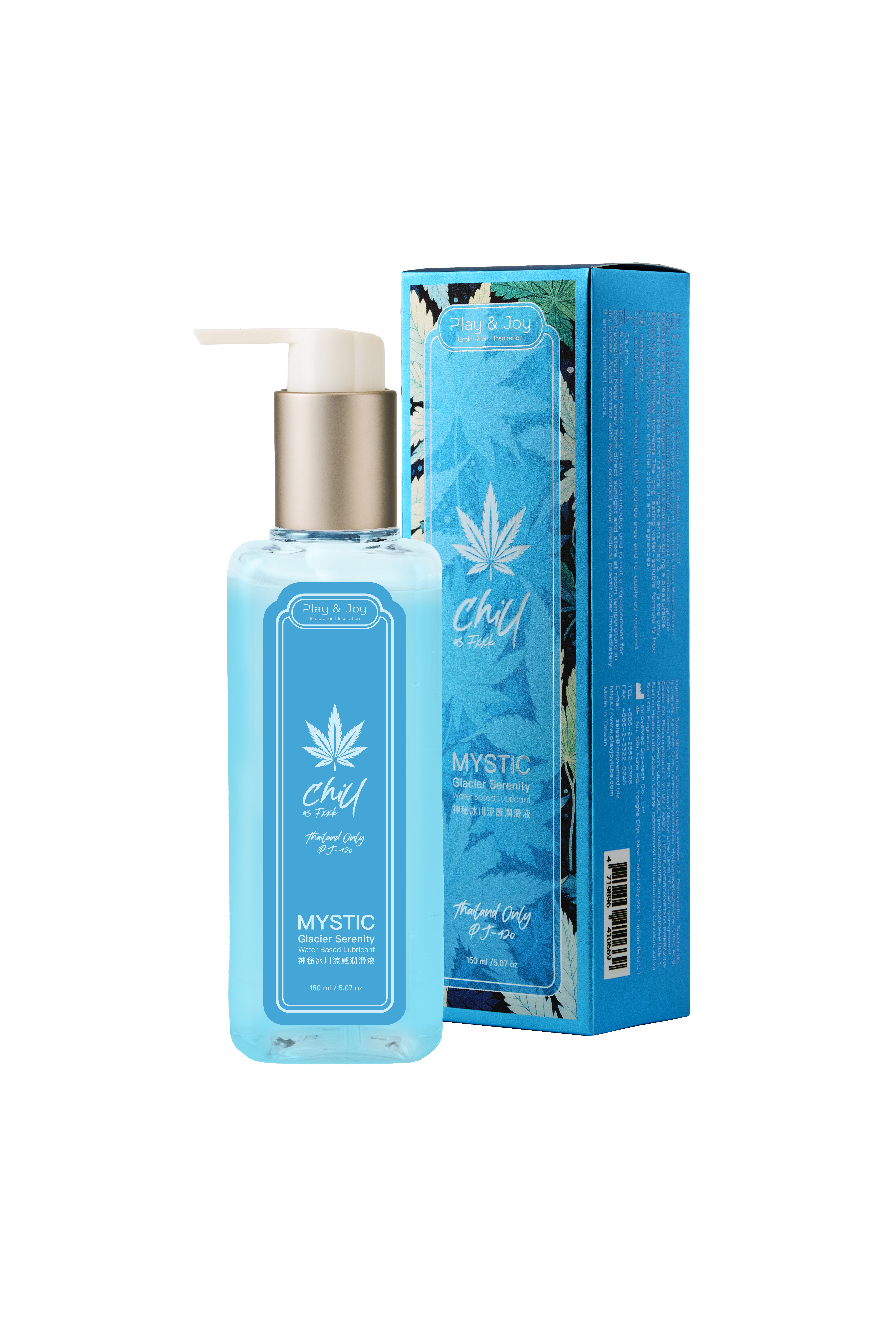 Play&Joy|品覚 神秘冰川涼感潤滑液 藍 150ml