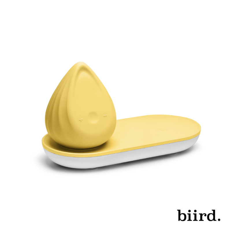 Biird|荷蘭 Evii Yuzu Yellow 柔軟外陰震動器 (柚黃)