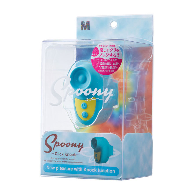 World|Spoony Click Knock Blue 陰蒂震動器
