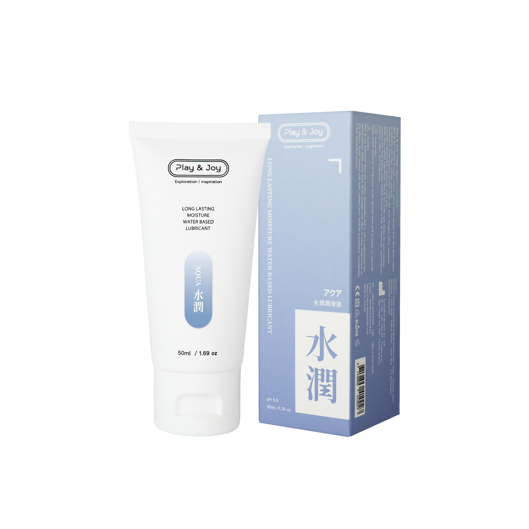 Play&Joy| 品覚 水潤型 潤滑液 50ml 靛藍