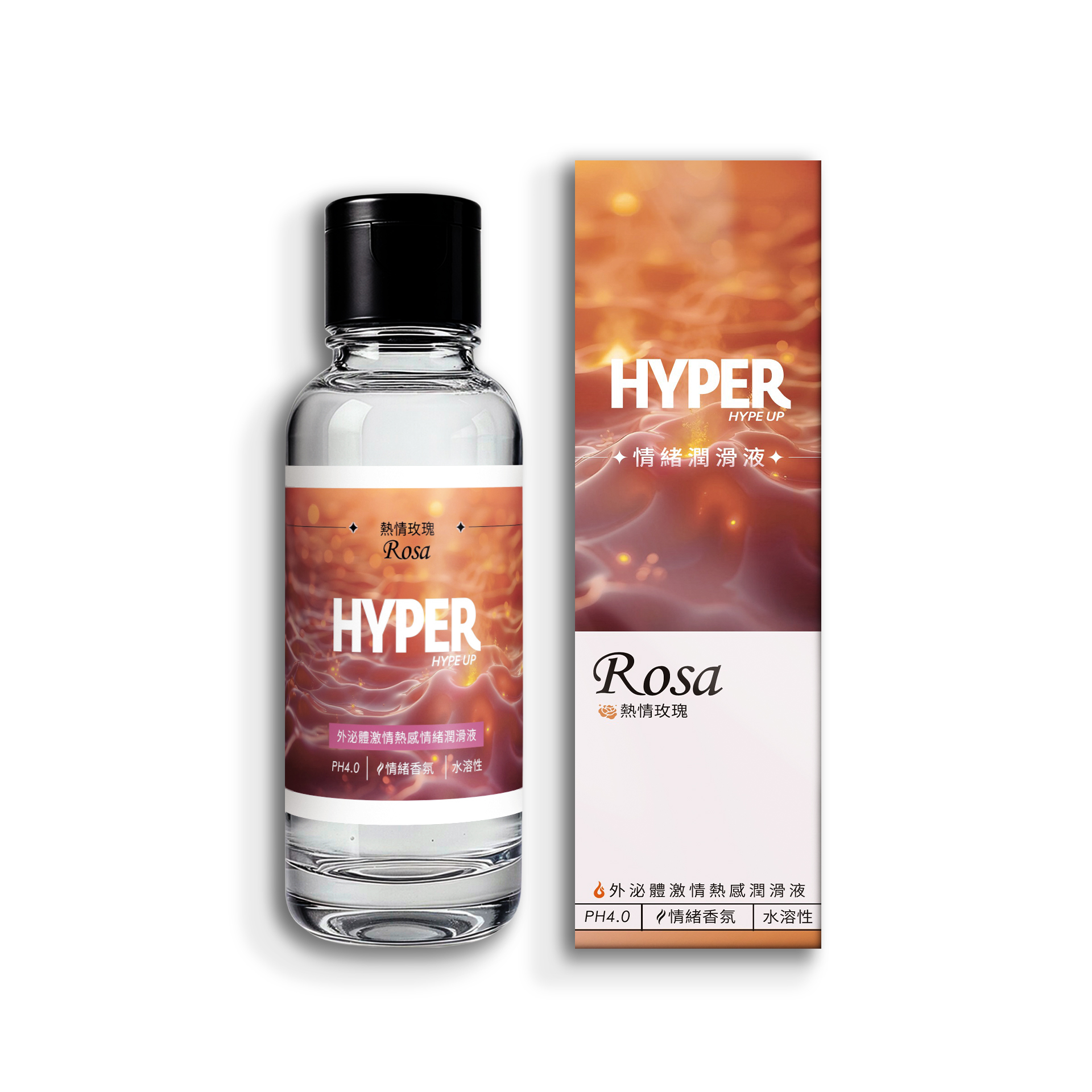 HARU｜Hyper Rosa 外泌體 激情熱感 情緒潤滑液 玫瑰香 130ml