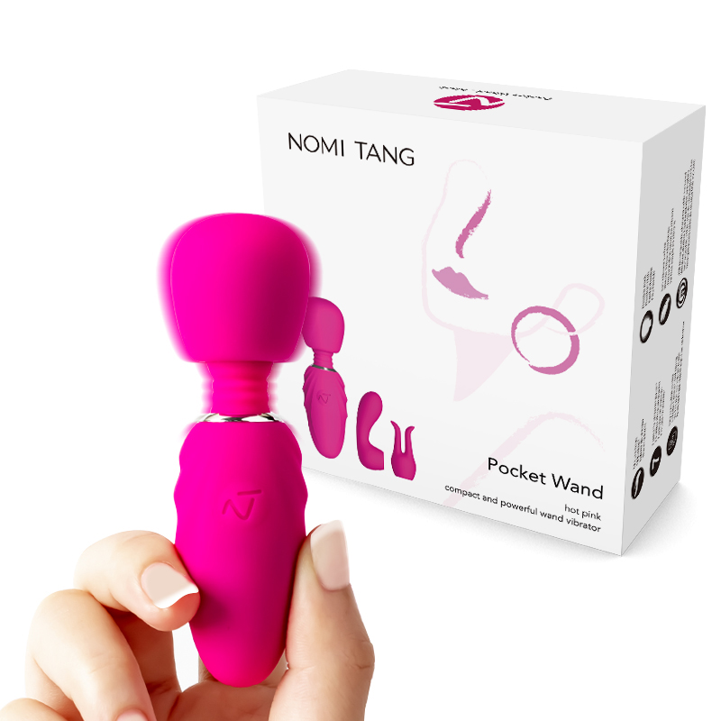 Nomi Tang|德國 Pocket Wand 口袋魔法棒 迷你 電動按摩棒 - 粉色