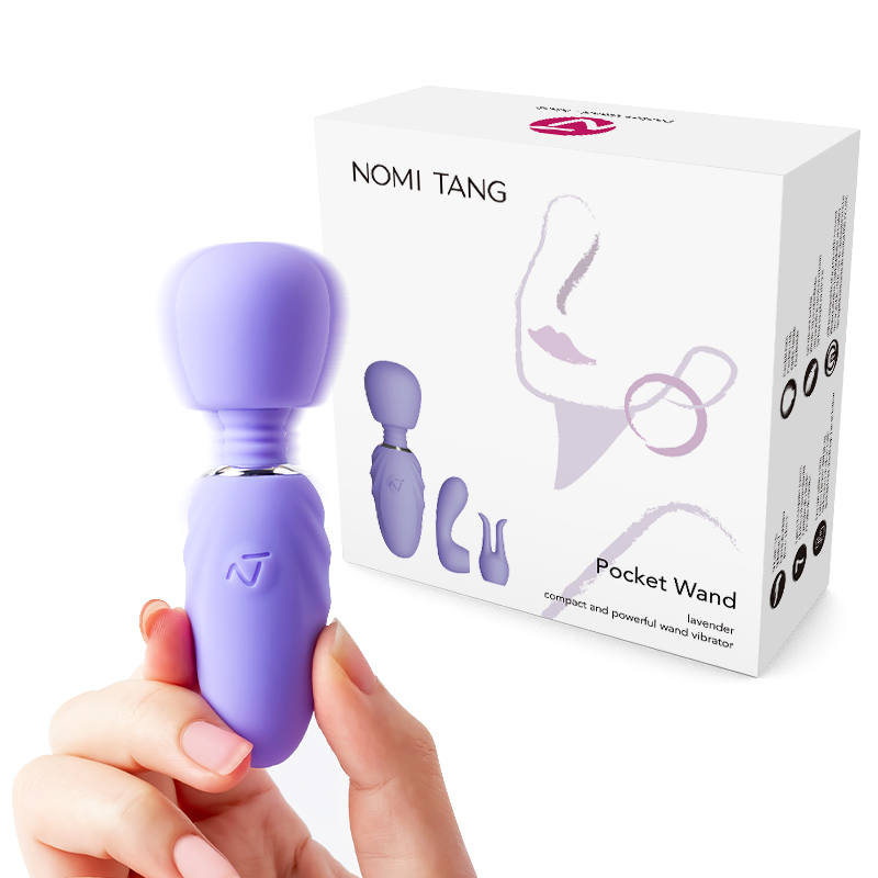 Nomi Tang|德國 Pocket Wand 口袋魔法棒 迷你 電動按摩棒 - 薰衣草紫