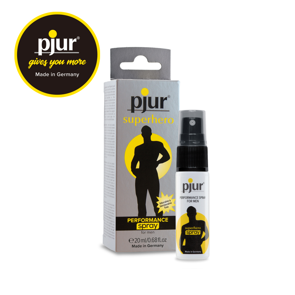 PJUR｜德國 碧宜潤 superhero PERFORMANCE Spray 超級英雄活力提升噴霧 - 20ml