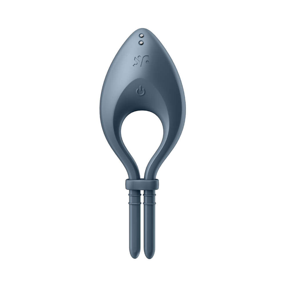Satisfyer|德國品牌 Bullseye 智能可調節男士精力環 (深灰藍) - 53g