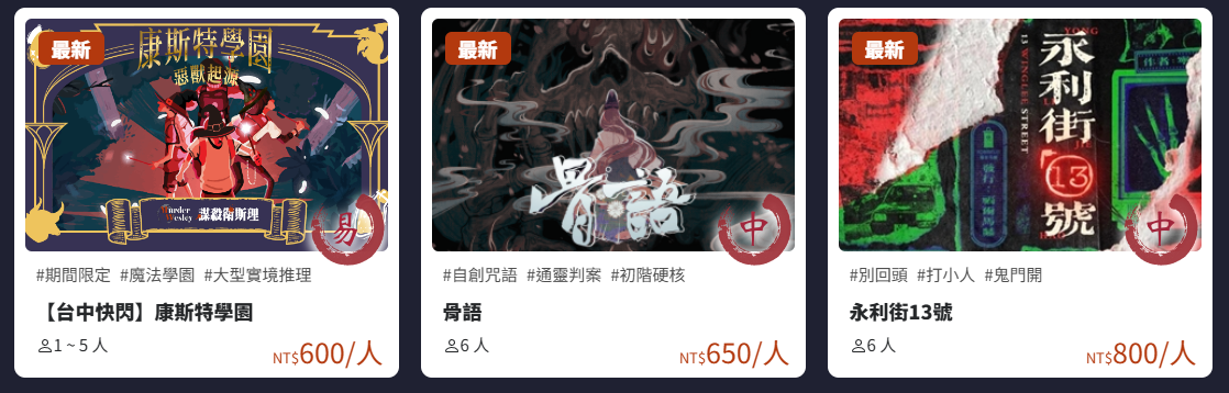 劇本殺示意圖