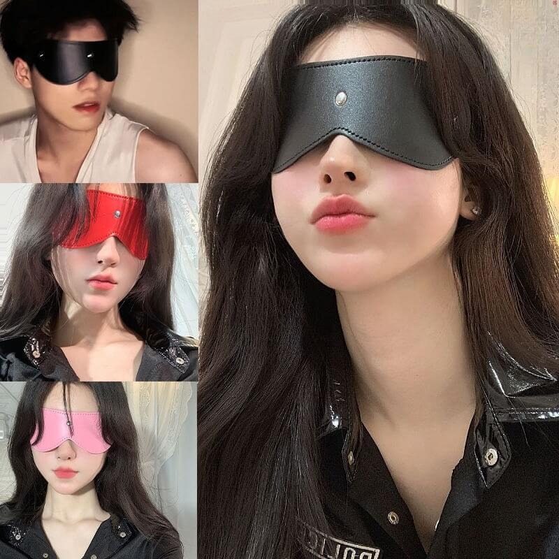 情趣眼罩皮革款