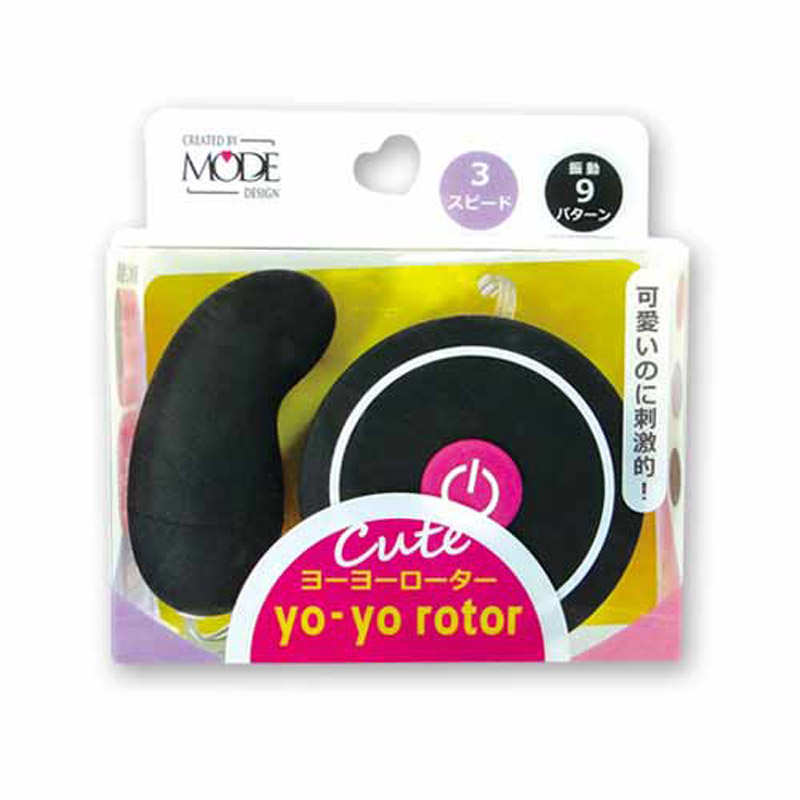MODE|日本 yo-yo rotor 可愛造型 跳蛋 - 黑粉