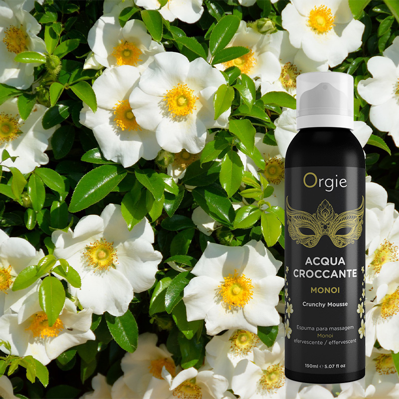 Orgie|葡萄牙 ACQUA CROCCANTE Monoi 爆炸跳跳感 慕斯泡泡按摩液 溪蛋花香 - 150ml