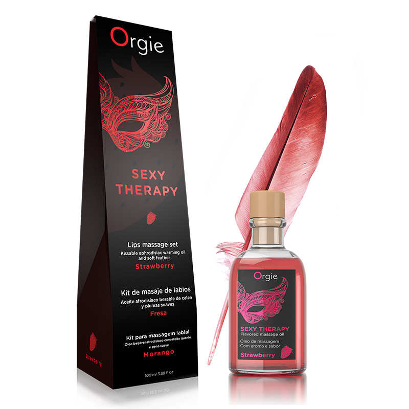 葡萄牙Orgie.Lips Massage Kit 陰唇按摩套裝 Strawberry 草莓-100ml