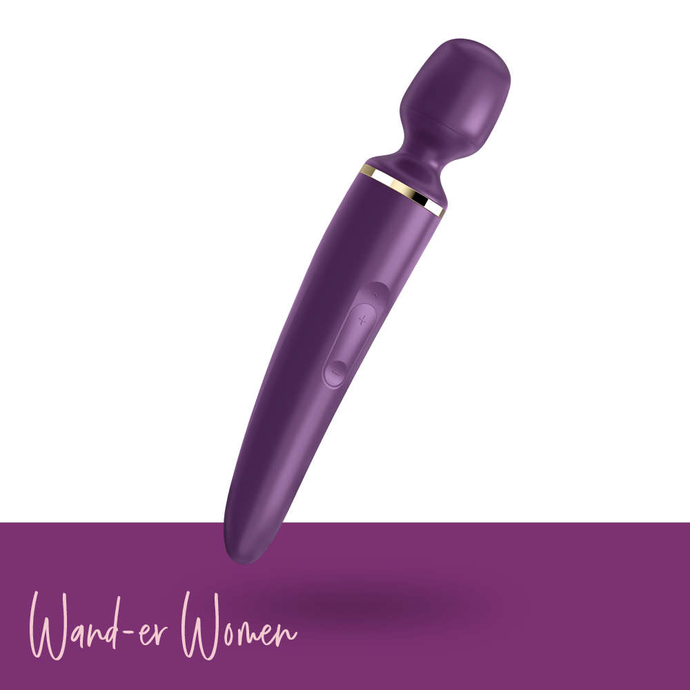 德國SatisfyerWand-er Women多功按摩棒-艷麗紫