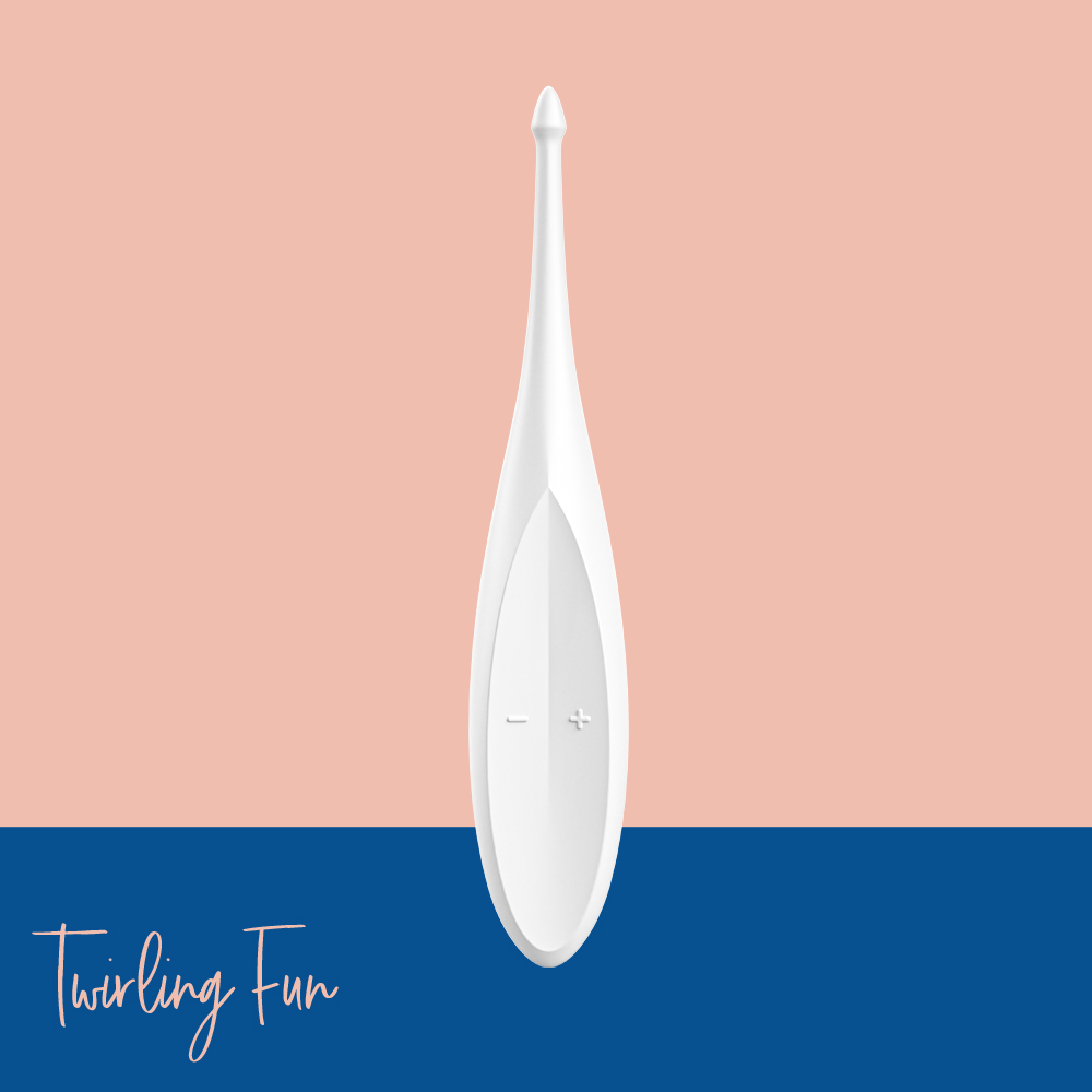 Satisfyer|德國 Twirling Fun 陰蒂震動器 震動跳蛋 - 白