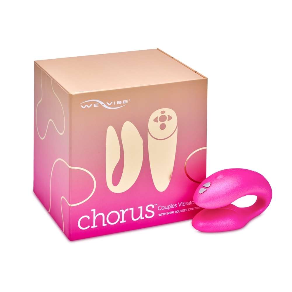 We-Vibe｜加拿大 Chorus 藍牙雙人共震器 C型遙控BT 跳蛋 - 珊瑚粉