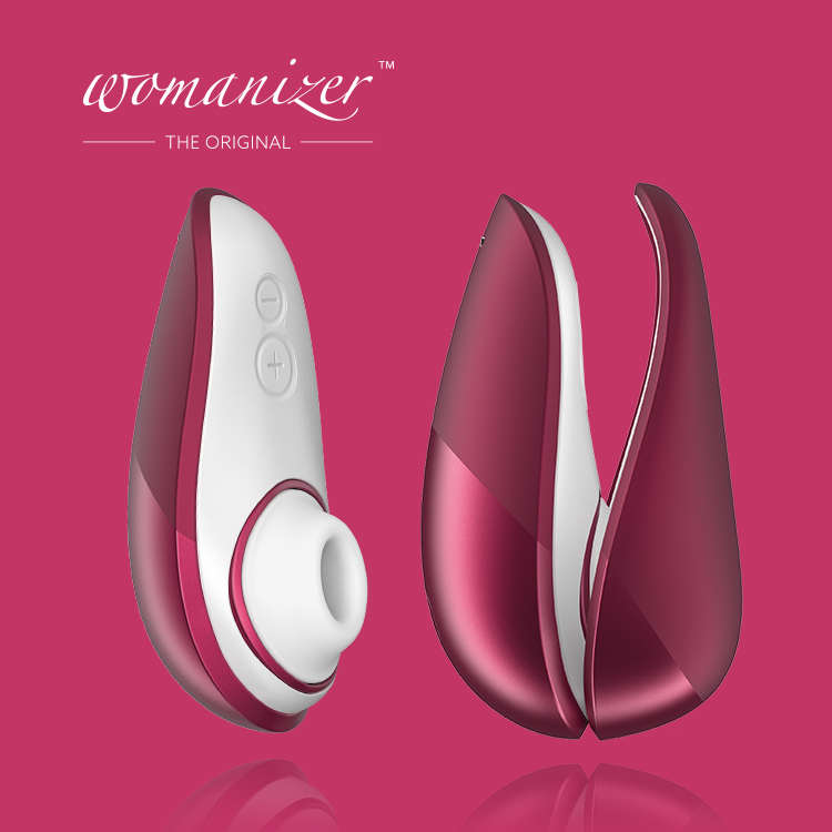 Womanizer｜Liberty 玩美女人 吸吮愉悅器 - 酒紅