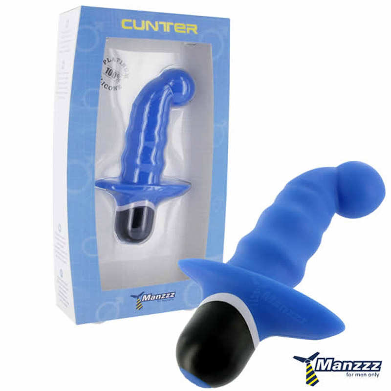 Manzzztoys｜Cunter 肯特前列腺G點七段 變頻按摩棒 - 藍色