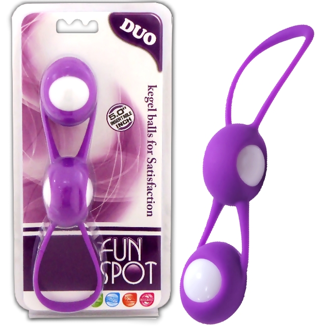 玩樂性愛防水DUO聰明球-紫
