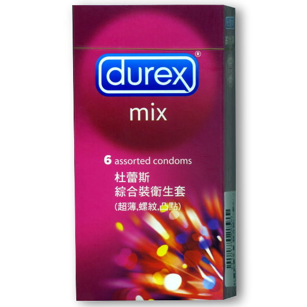 杜蕾斯Durex保險套-綜合裝(三款6入)