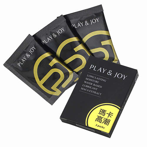 Play&Joy|狂潮 瑪卡熱感激性 潤滑液隨身盒 3g - 3入