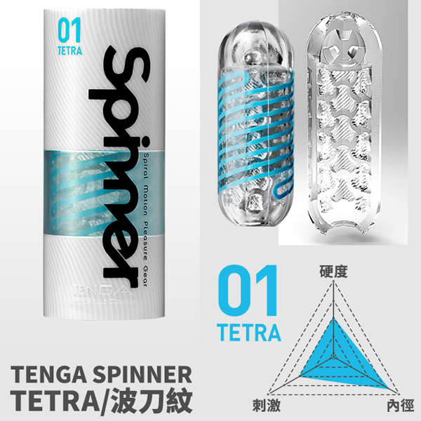 TENGA|SPINNER自慰杯01 - TETRA 飛機杯