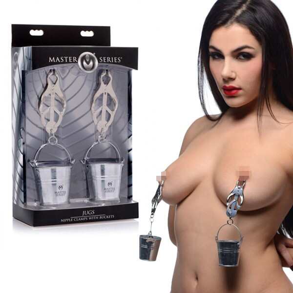 Master Series|JUGS BDSM 乳夾 不鏽鋼小水桶 乳頭夾