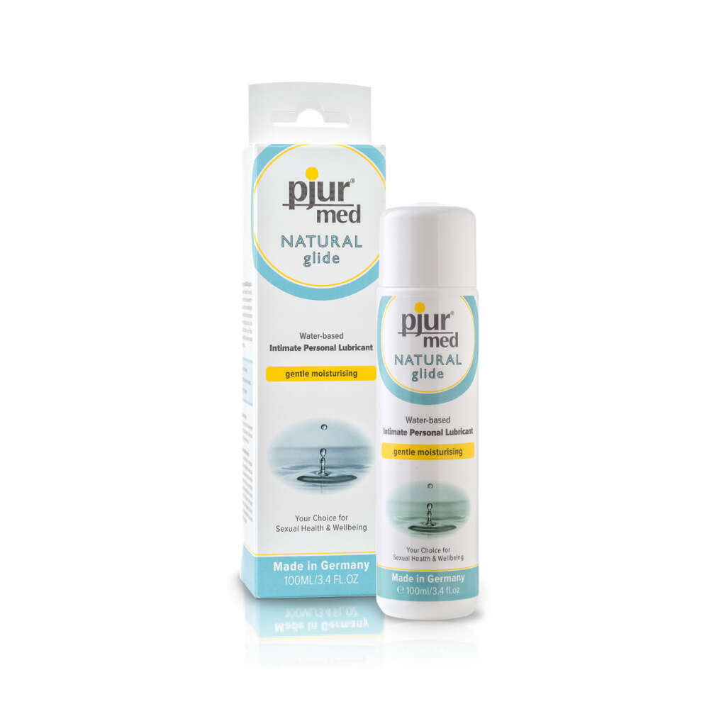 德國PJUR|碧宜潤 med NATURAL glide 專業抗敏植萃保濕水性潤滑液 - 100ml