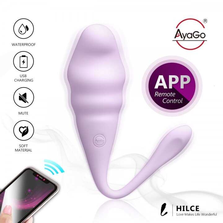 AyaGo Hilce|嗨力士 APP遠端跨國遙控跳蛋(紫色)- 85g