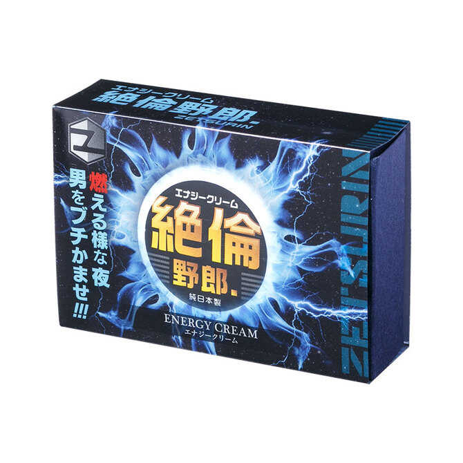 能量乳霜 絶倫野郎 男用快感增強 催情潤滑乳霜 27g